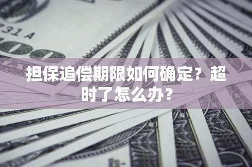 济南担保追偿期限如何确定？超时了怎么办？