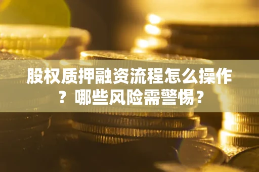 济南股权质押融资流程怎么操作？哪些风险需警惕？