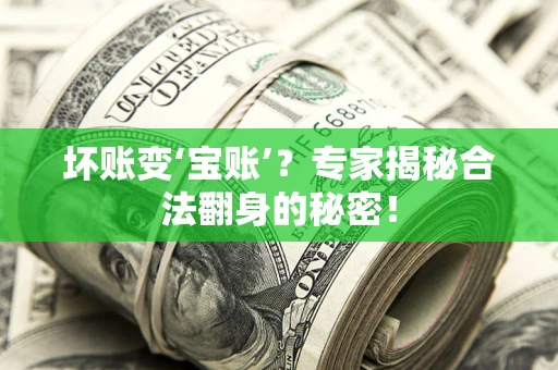 济南坏账变‘宝账’？专家揭秘合法翻身的秘密！