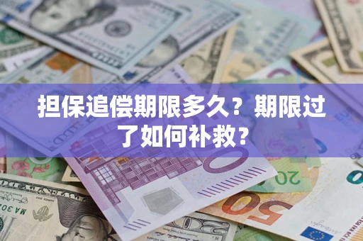 济南担保追偿期限多久？期限过了如何补救？