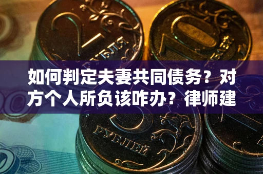 济南如何判定夫妻共同债务？对方个人所负该咋办？律师建议