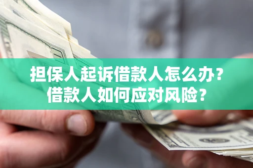济南担保人起诉借款人怎么办？借款人如何应对风险？
