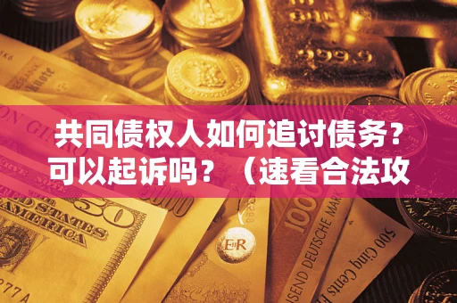 济南共同债权人如何追讨债务？可以起诉吗？（速看合法攻略）